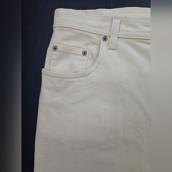 Vintage - Bill Blass Tall Cotton Stretch Yellow Jeans - Size 16 - NWOT - Picture 6 of 9